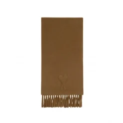 Ami Paris Tørklæder*De Coeur Scarf Brun