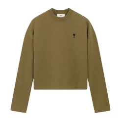 Ami Paris Sweatshirts*De Coeur Sweatshirt Brun