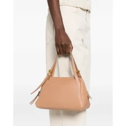 Gianni Chiarini Bæltetasker*DEA Maxi Grain Læder Tote Taske Beige