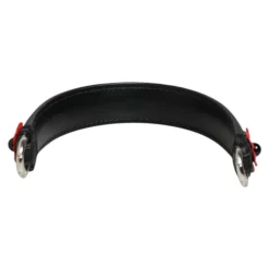 Dolce & Gabbana Tilbehør Til Tasker*Dekoreret læderskulderrem Sort