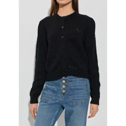 Ulla Johnson Striktrøjer & Sweatere*Delphina Cardigan Sort