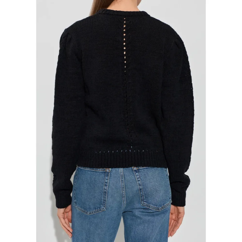 Ulla Johnson Striktrøjer & Sweatere*Delphina Cardigan Sort