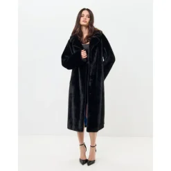 Cesare Gaspari Frakker*Deluxe Lang Rygprint Frakke Lovers Sort