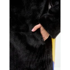 Cesare Gaspari Frakker*Deluxe Lang Rygprint Frakke Lovers Sort