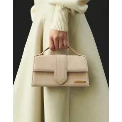 Jacquemus Skuldertasker*Den store Bambino taske Beige