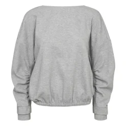 Co'Couture Sweatshirts*DengiCC Open Back Sweat Grå