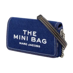 Marc Jacobs Skuldertasker*Denim Chain Mini Bag Blå