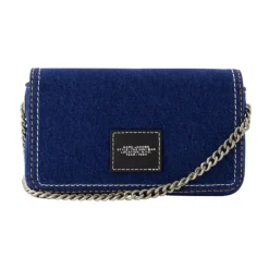 Marc Jacobs Skuldertasker*Denim Chain Mini Bag Blå