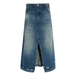 MISBHV Nederdele*Denim nederdel Blå