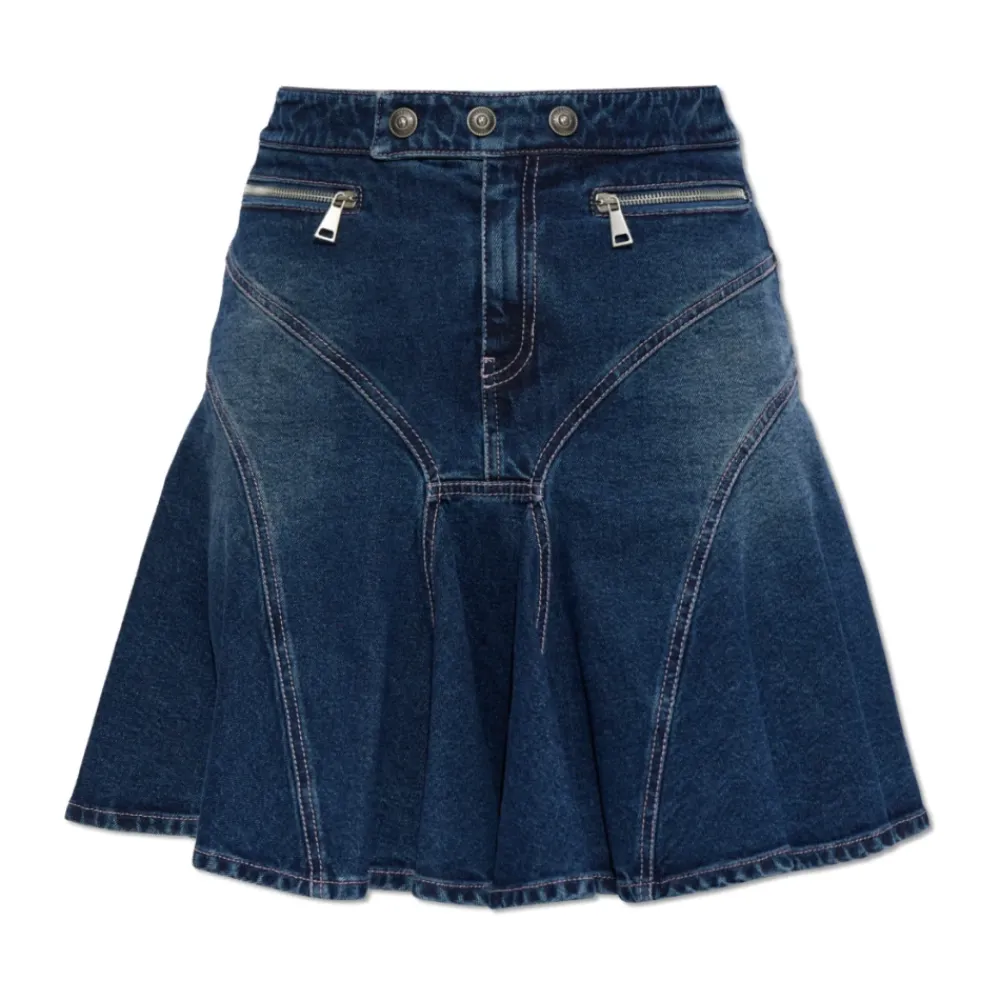 Versace Jeans Couture Nederdele*Denim nederdel Blå