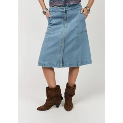 Lollys Laundry Nederdele*Denim Nederdele Blå