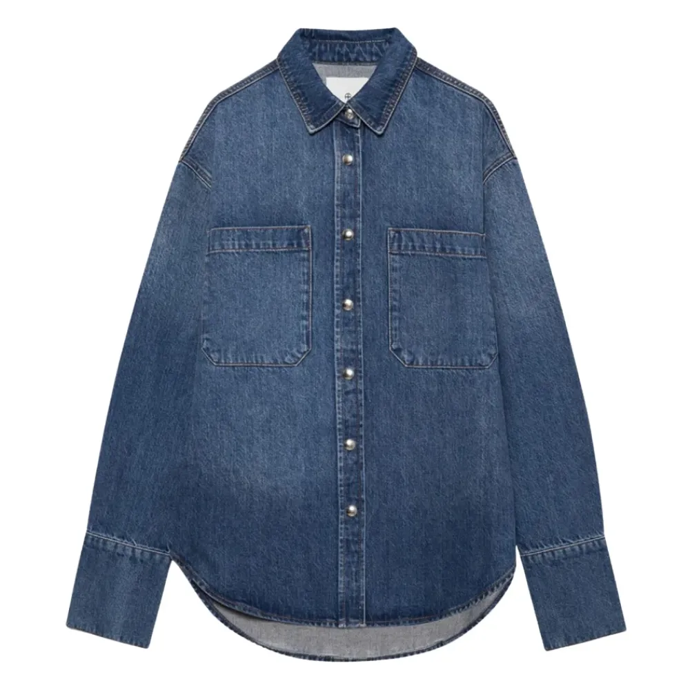 Anine Bing Bluser & Skjorter*Denimskjorte Blå
