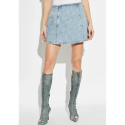 Diesel Nederdele*DE-SWENY-S Denim Nederdel Blå