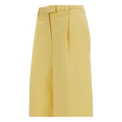 TheLatest Bukser*Deva Gabardine Bukser Gul