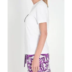 Dolce & Gabbana T-Shirts*DG Baroque Print T-Shirt Hvid