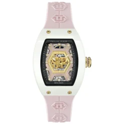 Philipp Plein Ure*Diamond Crypto Queen Cherry Blossom Ice Queen Watch Pink