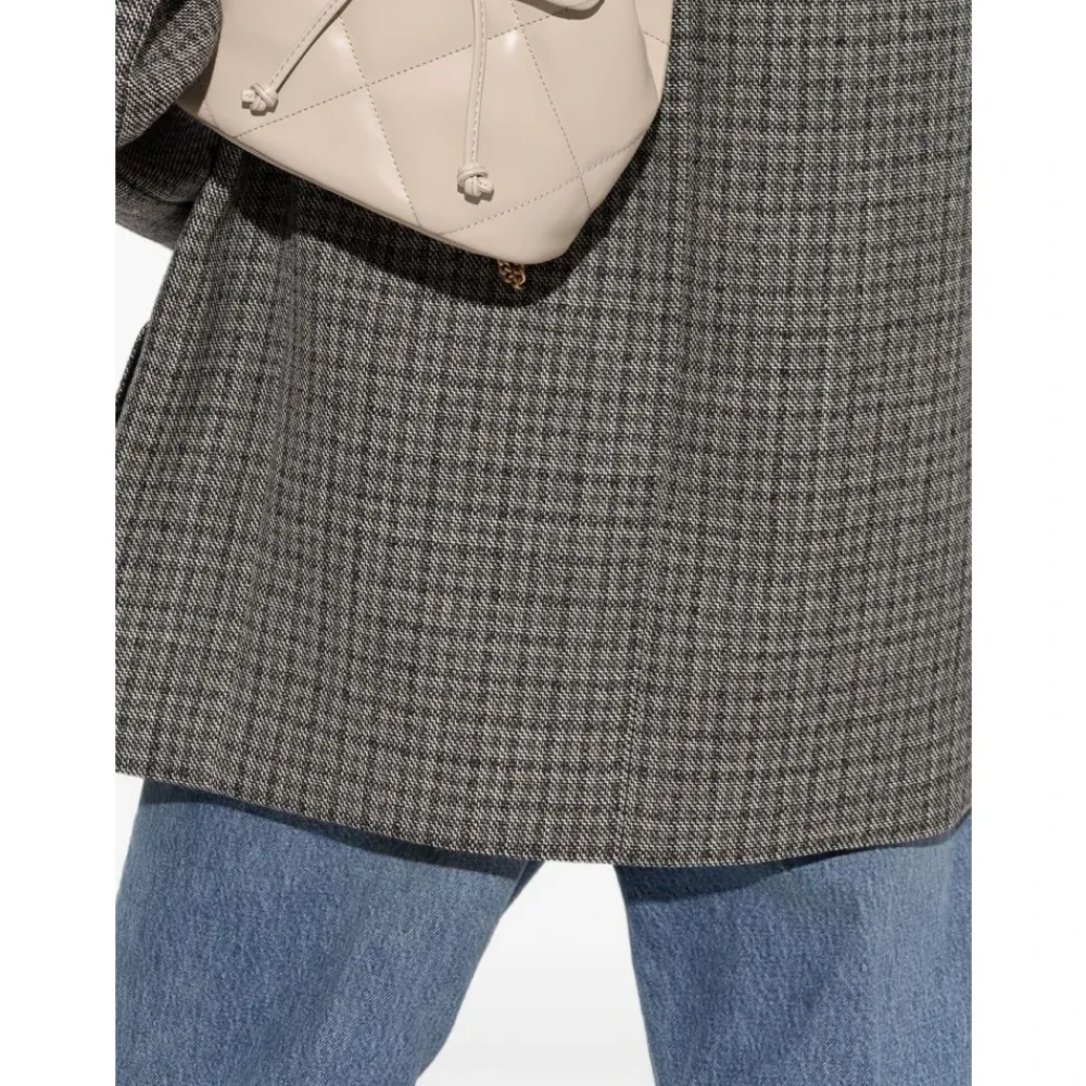 Tory Burch Rygsække*Diamond Quilt Mini Backpack Hvid