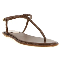 René Caovilla Sandaler*Diana Flat Sandal Brun