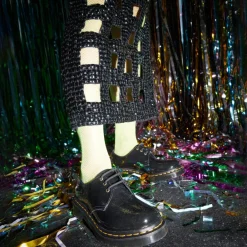 Dr. Martens Snøresko*Distressed Patent Ballerina Sko Sort