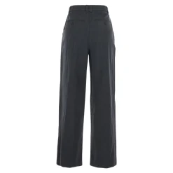 Dunst Bukser*Dobbelte Plisserede Vide Bukser Grå