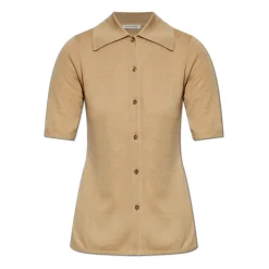 By Malene Birger Striktrøjer & Sweatere*Dotta kortærmet cardigan Beige