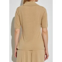 By Malene Birger Striktrøjer & Sweatere*Dotta kortærmet cardigan Beige