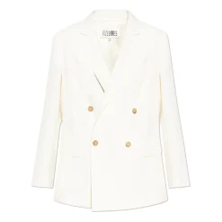 MM6 Maison Margiela Jakker*Double-breasted Blazer Hvid