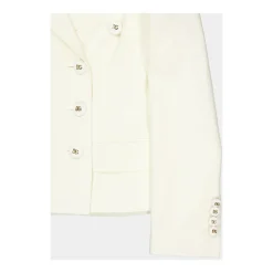 Dolce & Gabbana Jakker*Double-breasted Twill Jakke Hvid
