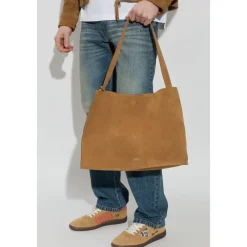 Studio Nicholson Indkøbstasker*Doublet Suede Shopper Taske Beige