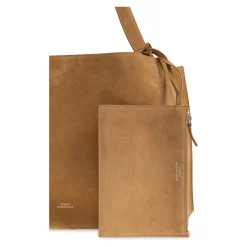 Studio Nicholson Indkøbstasker*Doublet Suede Shopper Taske Beige