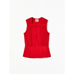 PLAN C Bluser & Skjorter*Draping Tank Top Rød