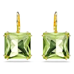 Swarovski Smykker*Dråbeøreringe Grøn