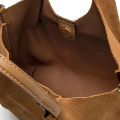 Gianni Chiarini Indkøbstasker*Dua Tote Bag Brun