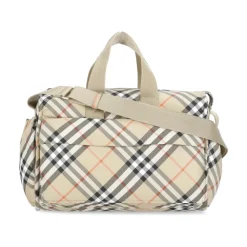 Burberry Rejsetasker*Duffel Bag med ternet mønster Beige