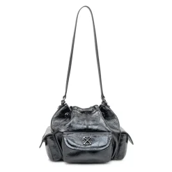 Off White Skuldertasker*Dumbo Bucket Bag Sort