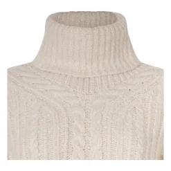 Isabel Marant Striktrøjer & Sweatere*Ecru Kabelstrikket Jumper Beige