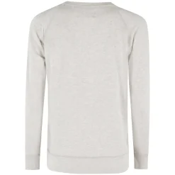 Marant étoile Sweatshirts*Ecru Sweatshirt med Velvet Logo Beige