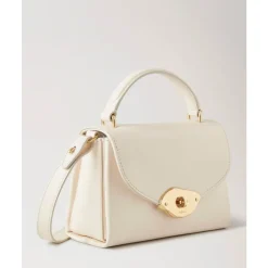 Mulberry Håndtasker*Eggshell Top Handle Lædertaske Hvid
