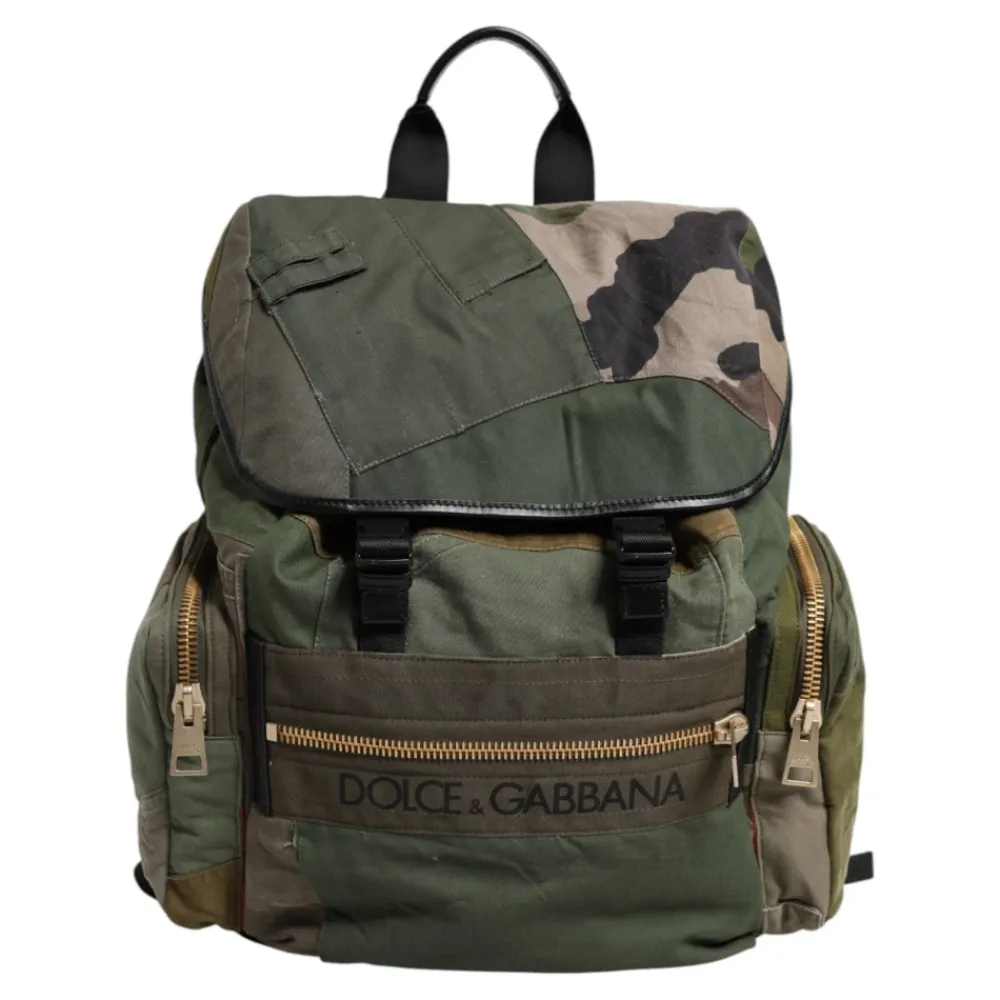 Dolce & Gabbana Rygsække*Eksklusiv Struds Læder Pung Grøn