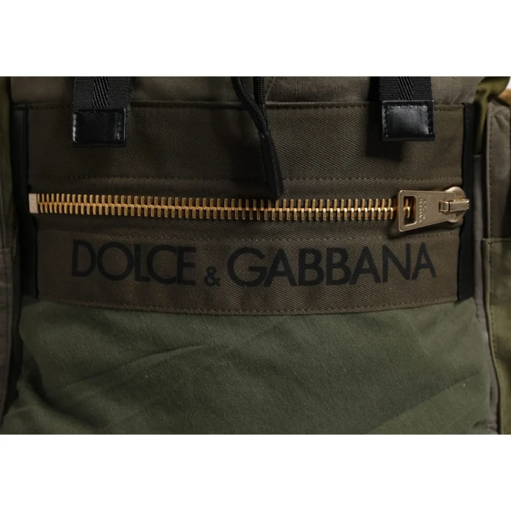 Dolce & Gabbana Rygsække*Eksklusiv Struds Læder Pung Grøn