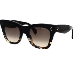 CELINE Solbriller*Elegant Cat-Eye Solbriller Brun Sort