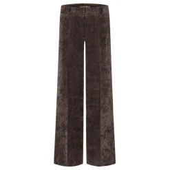 Cambio Bukser*Elegant Corduroy Amelie Bukser Kaffe Brun