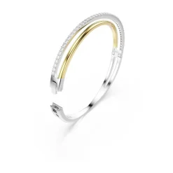 Swarovski Smykker*Elegant Crystal Hyperbola Armbånd Multifarvet Grå