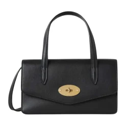 Mulberry Håndtasker*Elegant Darley Top Handle Taske Sort