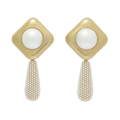 Self Portrait Smykker*Elegant d Smykker med Faux Perler Gul