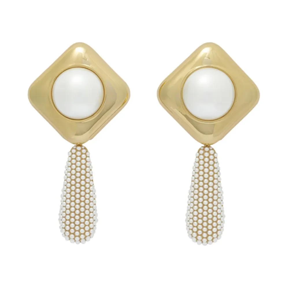 Self Portrait Smykker*Elegant d Smykker med Faux Perler Gul