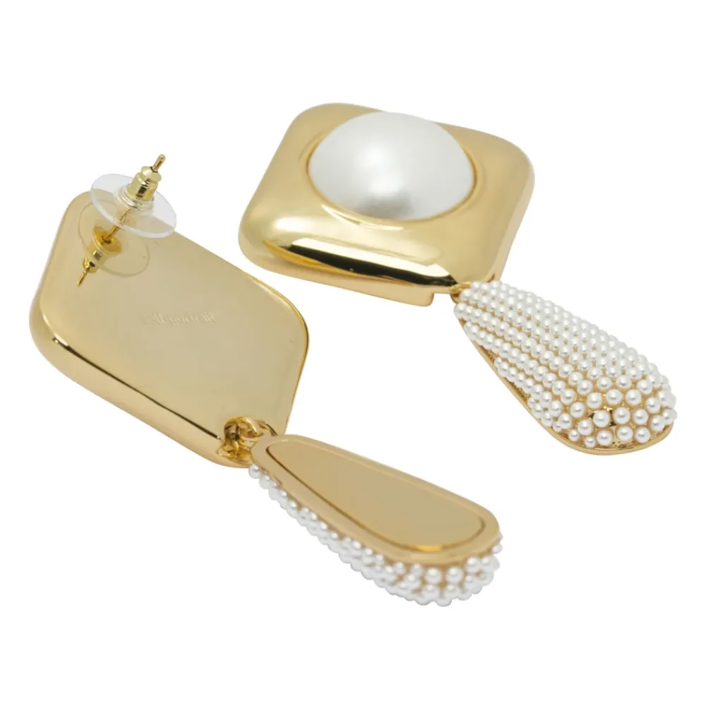 Self Portrait Smykker*Elegant d Smykker med Faux Perler Gul