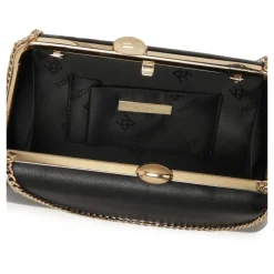 Kazar Clutch*Elegant hånd- og skulderkædehåndtaske Sort