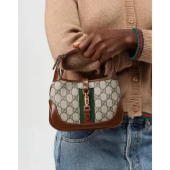 Gucci Håndtasker*Elegant Horsebit Mini Taske Multifarvet