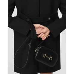 Gucci Skuldertasker*Elegant Horsebit Skuldertaske Sort
